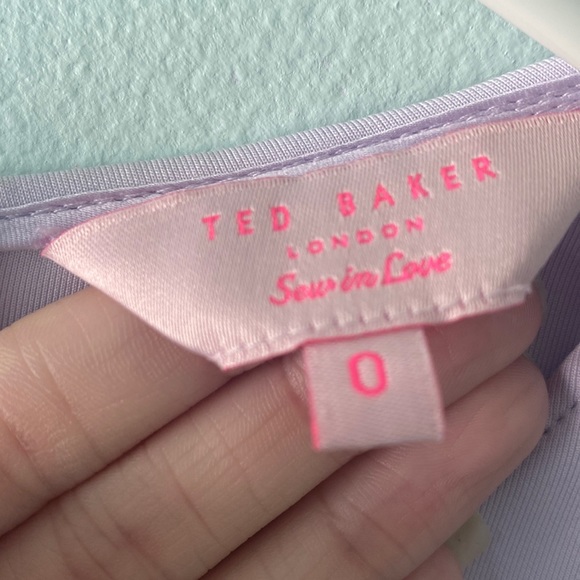 Ted baker violet dress size 0 - Picture 3 of 8